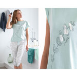 Pyjama femme - vert en coton