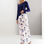 Pyjama femme en viscose amazone bleu