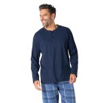 Pyjama long col t homme jersey flanelle eminence multicolore en coton Pyjama long col t homme jersey flanelle eminence multicolore en coton