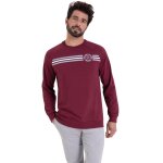 Pyjama long col rond homme sport athena multicolore en coton