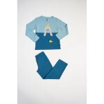 Pyjama long garon en coton - bleu - otarie