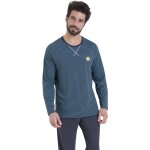 Pyjama long rayures homme l'escale athena vert en coton Pyjama long rayures homme l'escale athena vert en coton