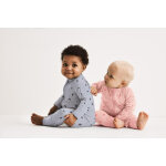 Pyjama zipp bouclette gris en coton
