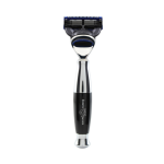 Rasoir gillette fusion proglide avec manche chrom imitation bne + lame plume