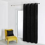 Rideau ameub. velours uni - noir - 135x260 Rideau ameub. velours uni - noir - 135x260
