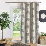 Rideau ameublement jacquard 140x260 anta - noir Rideau ameublement jacquard 140x260 anta - noir