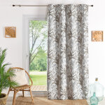 Rideau ameublement jacquard chenille 140x260 vedillia - blanc Rideau ameublement jacquard chenille 140x260 vedillia - blanc