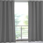 Rideau exterieur toile 135 x 240 gris
