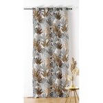 Rideau oeillet louxor noir Rideau oeillet louxor noir