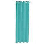 Rideau isolant thermique 140 x 240 cm polyester uni diabolo menthe Rideau isolant thermique 140 x 240 cm polyester uni diabolo menthe