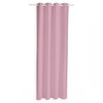 Rideau isolant thermique 140 x 240 cm polyester uni poudre de lilas