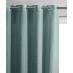 Rideau stonewashed zeff vert de gris