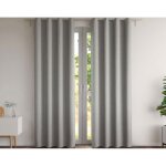 Rideau natte chambray - gris