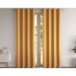 Rideau natte chambray - ocre