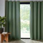 Rideau occultant lumi�re satin� new nolan - vert sauge