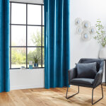 Rideau occultant velours 140x260 cm otto - canard