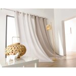Rideau oeillet charlotte blanc