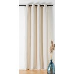 Rideau oeillet beige mouton