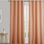 Rideau  oeillets occultant thermique natt becquet - rose