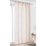 Rideau oeillet toile lin