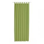 Rideau  pattes 140 x 260 cm polyester uni bambou