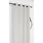 Rideau thermique phonique oeillet alberta beige ficelle