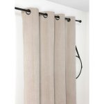 Rideau thermique phonique oeillet alberta beige
