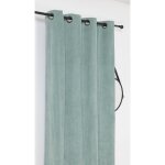 Rideau thermique phonique oeillet alberta bleu glacier