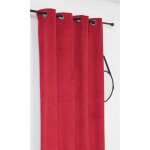 Rideau thermique phonique oeillet alberta rouge