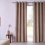 Rideau velours whisper - beige