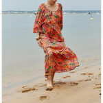 Robe althea - jakarta rouge en viscose Robe althea - jakarta rouge en viscose