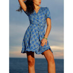 Robe bridgette bleu en viscose