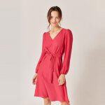 Robe ceinturee rose Robe ceinturee rose