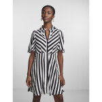 Robe chemise noir en viscose vera
