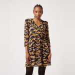 Robe courte cintre marron