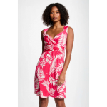 Robe courte évasée imprimée multicolore Robe courte évasée imprimée multicolore