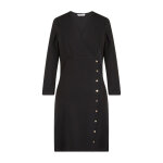 Robe courte femme noir en viscose