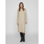 Robe courte en maille marron clair bree