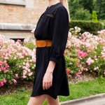 Robe courte noire benja Robe courte noire benja