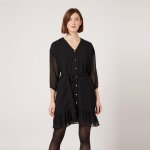 Robe courte noire cintrée Robe courte noire cintrée