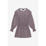 Robe droite fille algagi noir