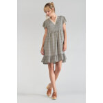 Robe droite aliette blanc