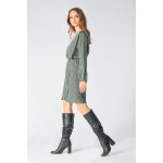 Robe droite crizi vert en viscose