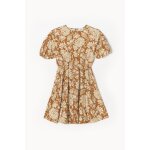 Robe droite fille joubarbg blanc lena en viscose