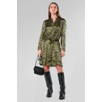 Robe droite matchu vert en viscose adele Robe droite matchu vert en viscose adele