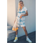 Robe droite fille nikosgi bleu