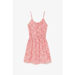 Robe droite fille yuligi rouge