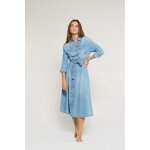 Robe evasée, patineuse en jeans vikcky bleu maia Robe evasée, patineuse en jeans vikcky bleu maia