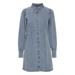 Robe femme bleu clair en coton