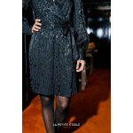 Robe flyn noir en viscose